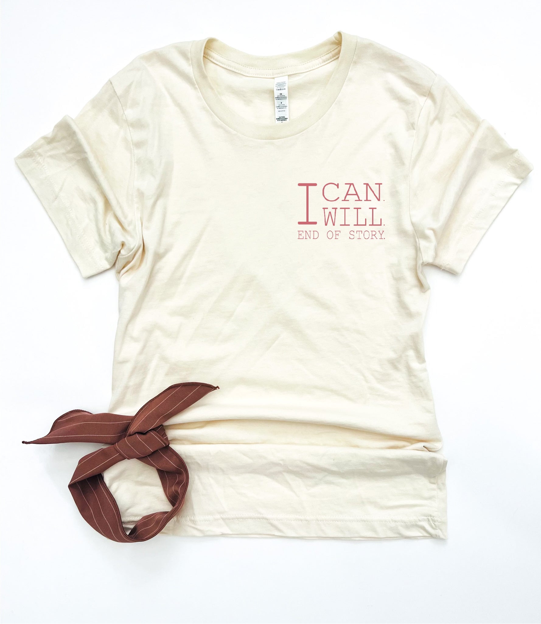 I can I will tee Affirmation collection Bella Canvas 3001 