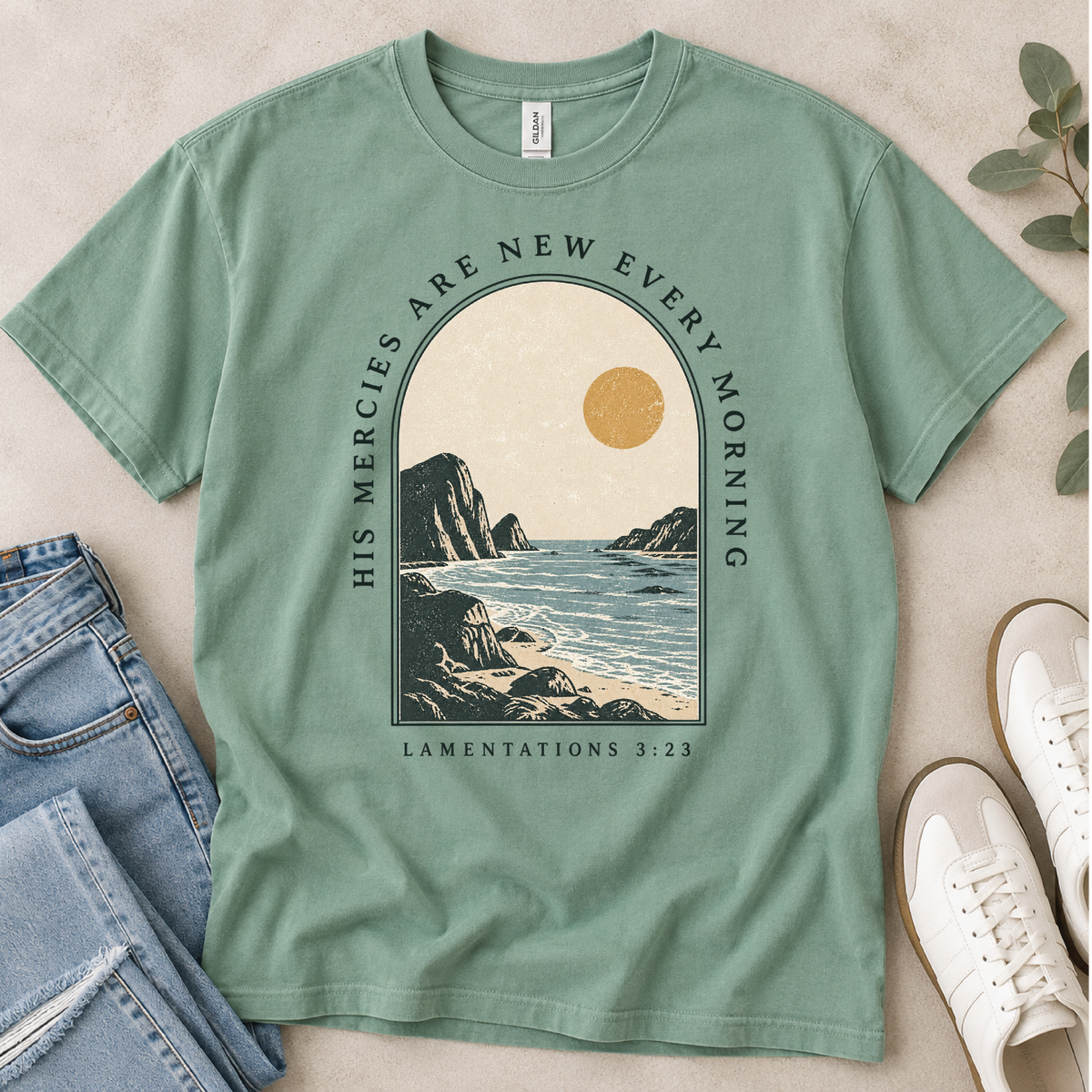 His Mercies are New Every Morning Heavyweight Tee