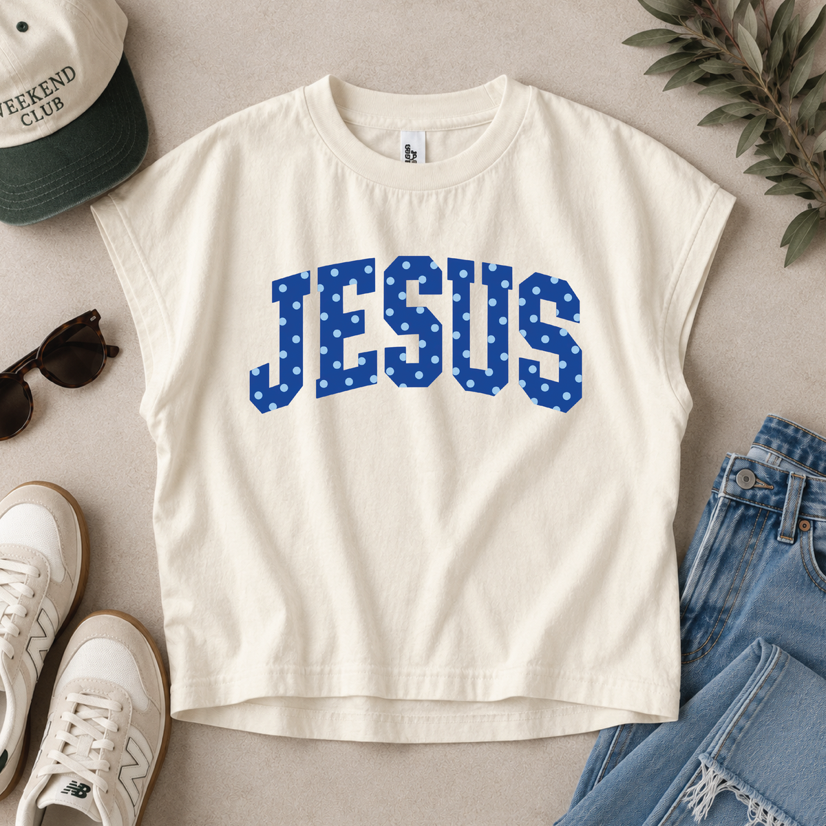 Jesus Crop Boxy Tee