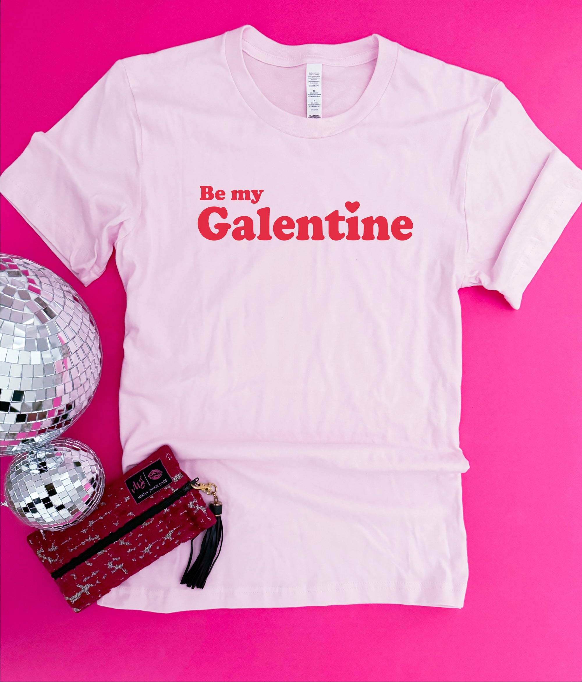 Be my Galentine tee Short sleeve valentines day tee Bella Canvas 3001 