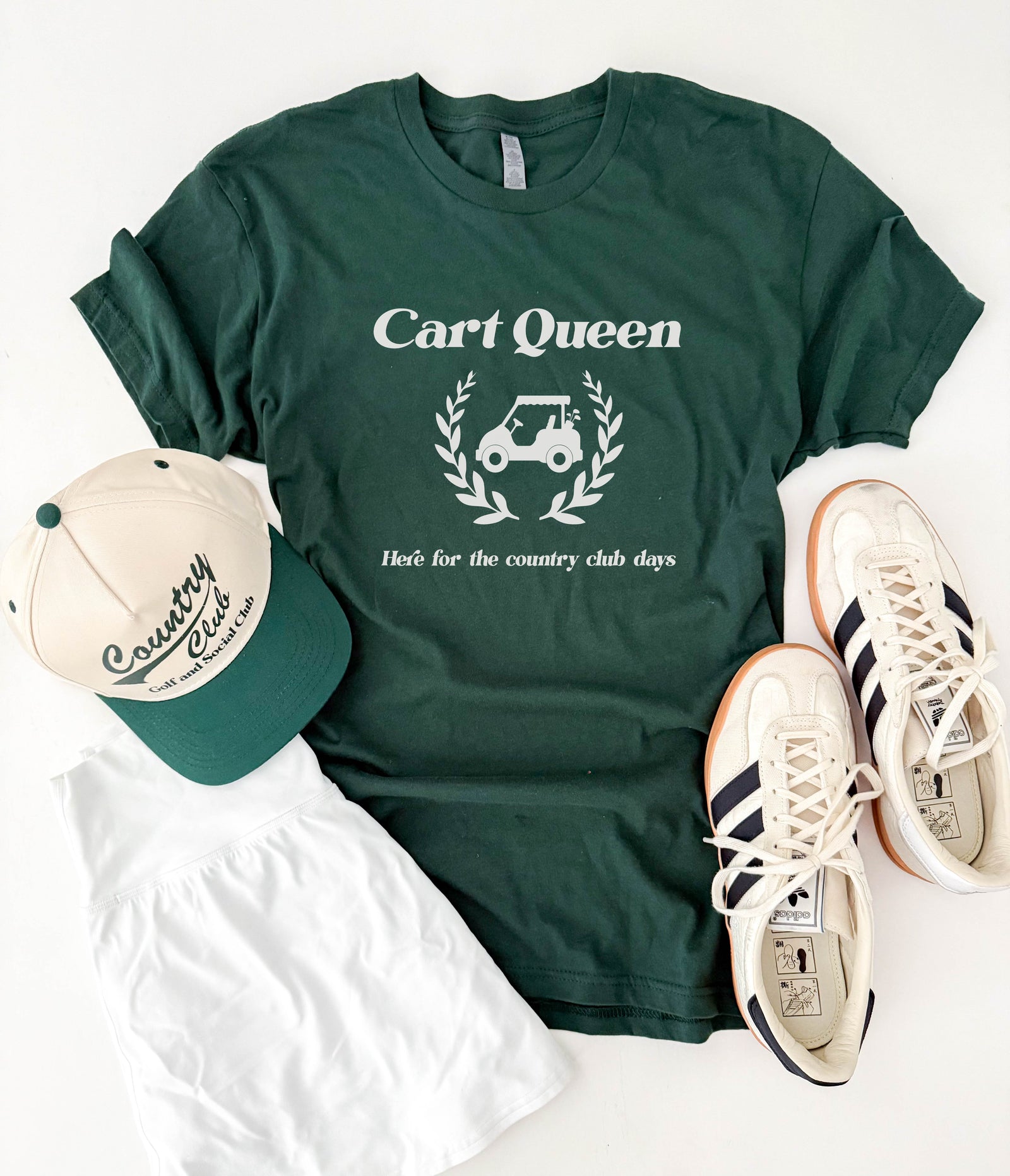 Cart Queen tee Short sleeve patriotic tee Bella Canvas 3001 