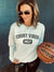 Court vibes only basic sweatshirt words Gildan 18000 sweatshirt 