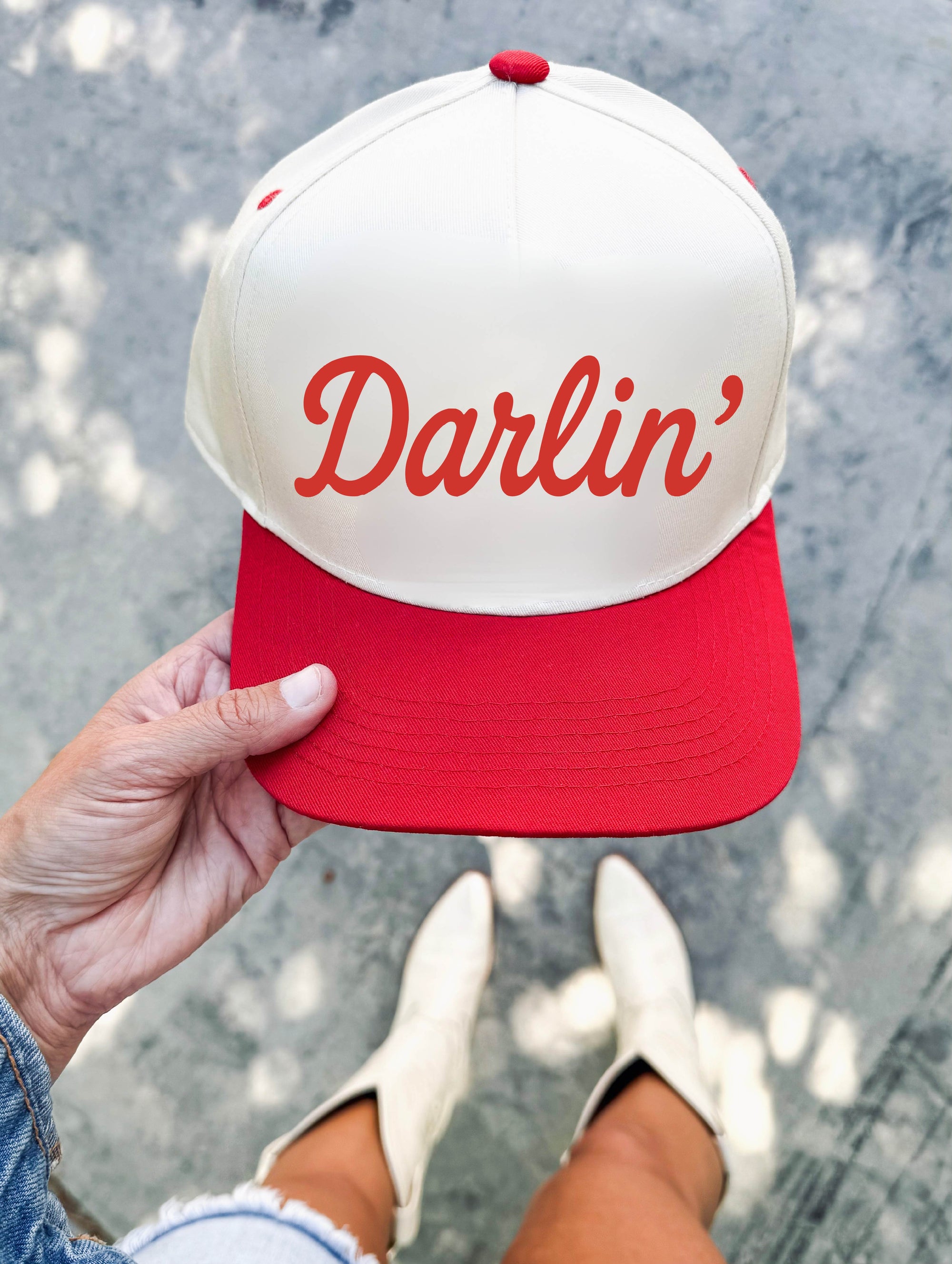 Darlin’ two toned ball cap Hat Otto 5 panel ball cap 