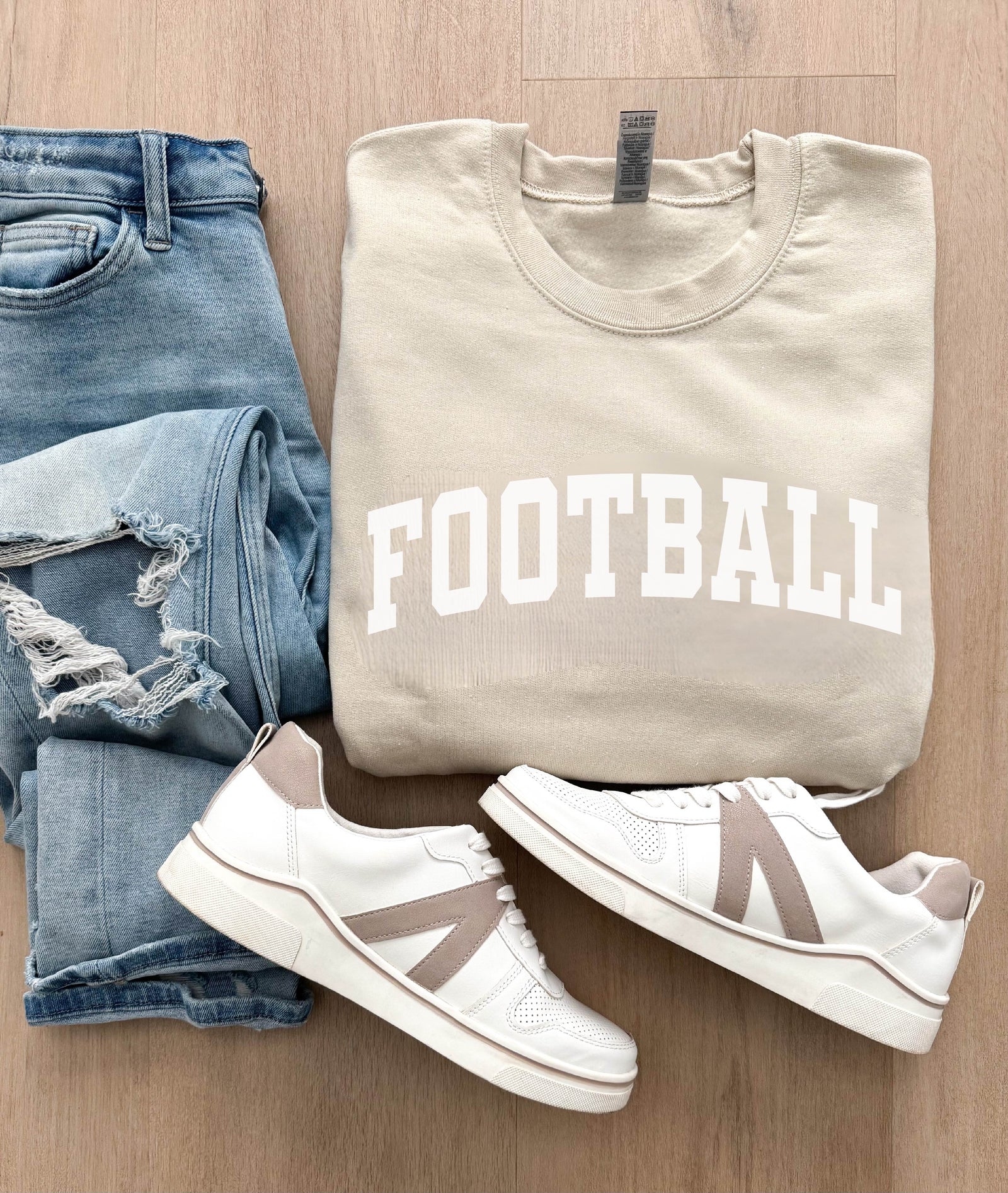 Football arch fleece sweatshirt football Tultex fleece 340 