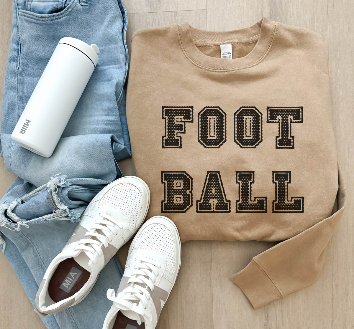 Football sweatshirt fall Lane seven 
