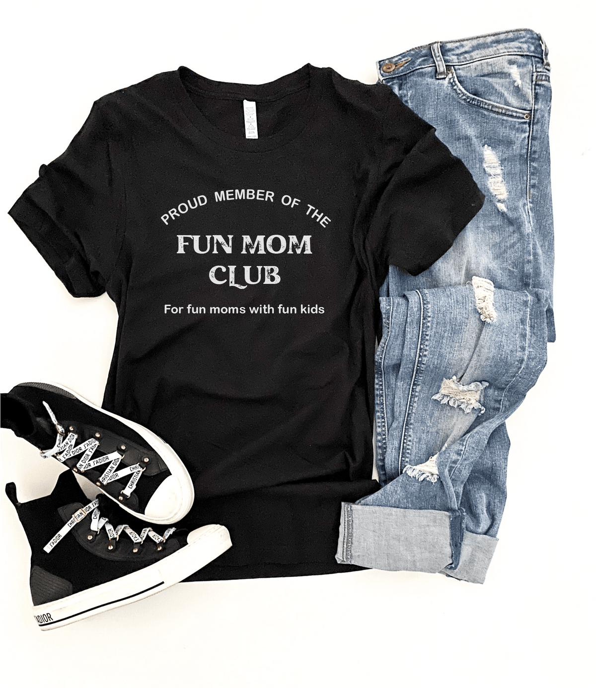 Fun mom club tee mom Bella Canvas 3001 
