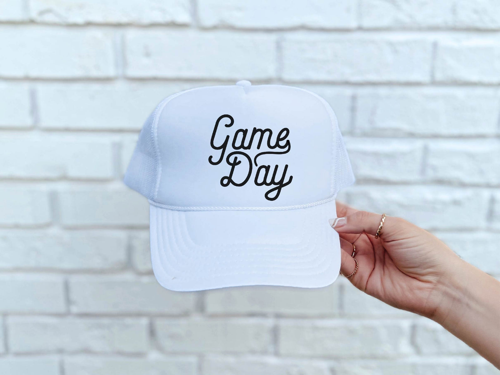 Gameday foam trucker hat Hat Buck wholesale foam trucker 