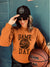 Gameday grunge basketball basic sweatshirt Basketball Gildan 18000 sweatshirt 