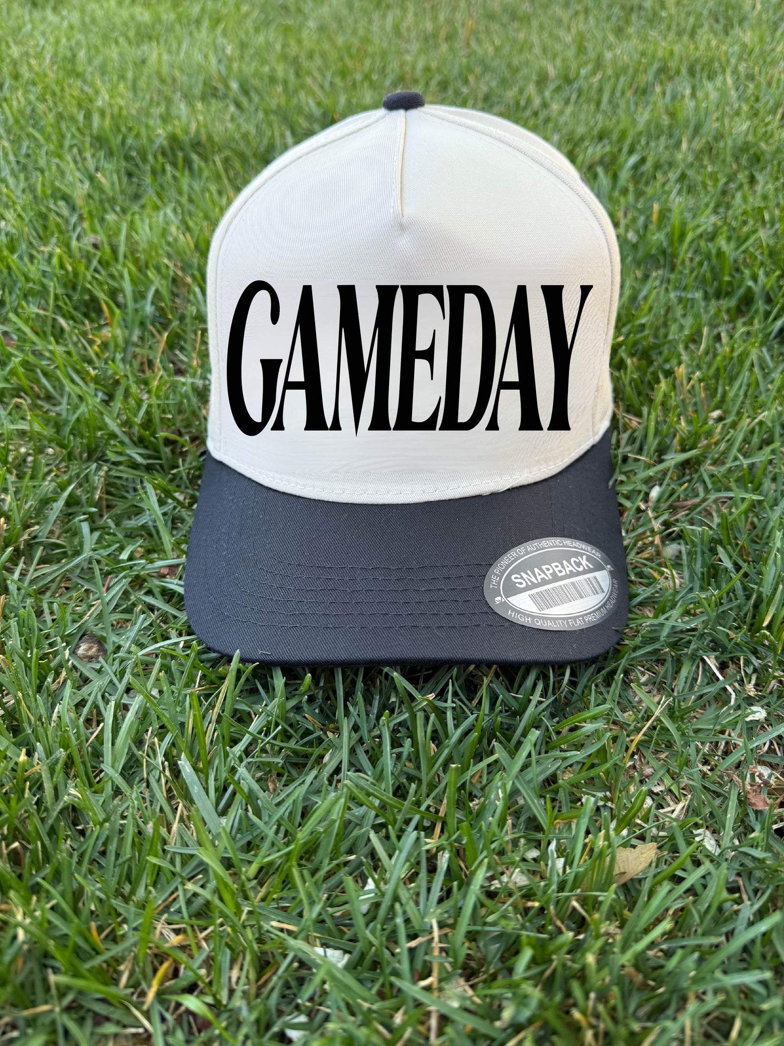 Gameday two toned hat football Otto 5 panel ball cap 