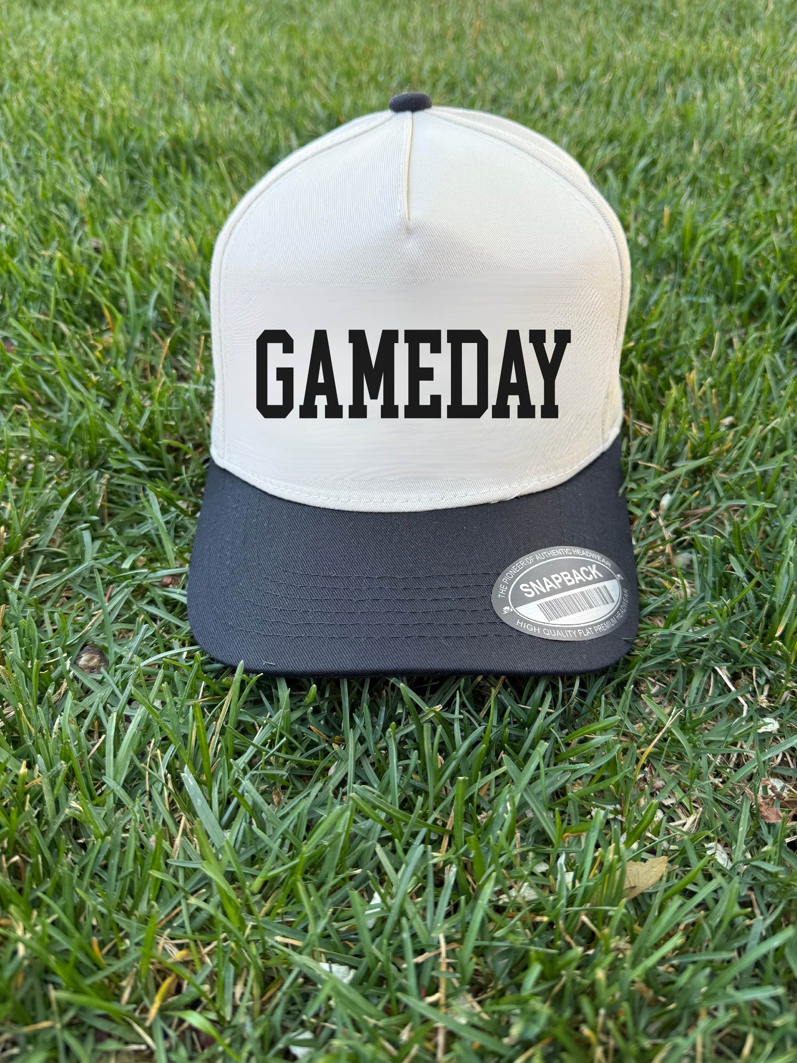 Gameday two toned hat football Otto 5 panel ball cap 