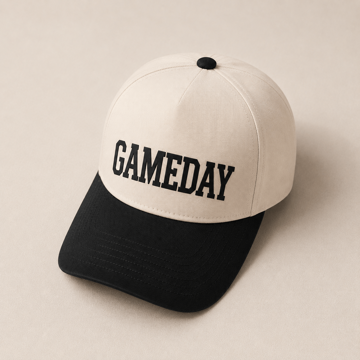 Gameday two toned hat football Otto 5 panel ball cap 