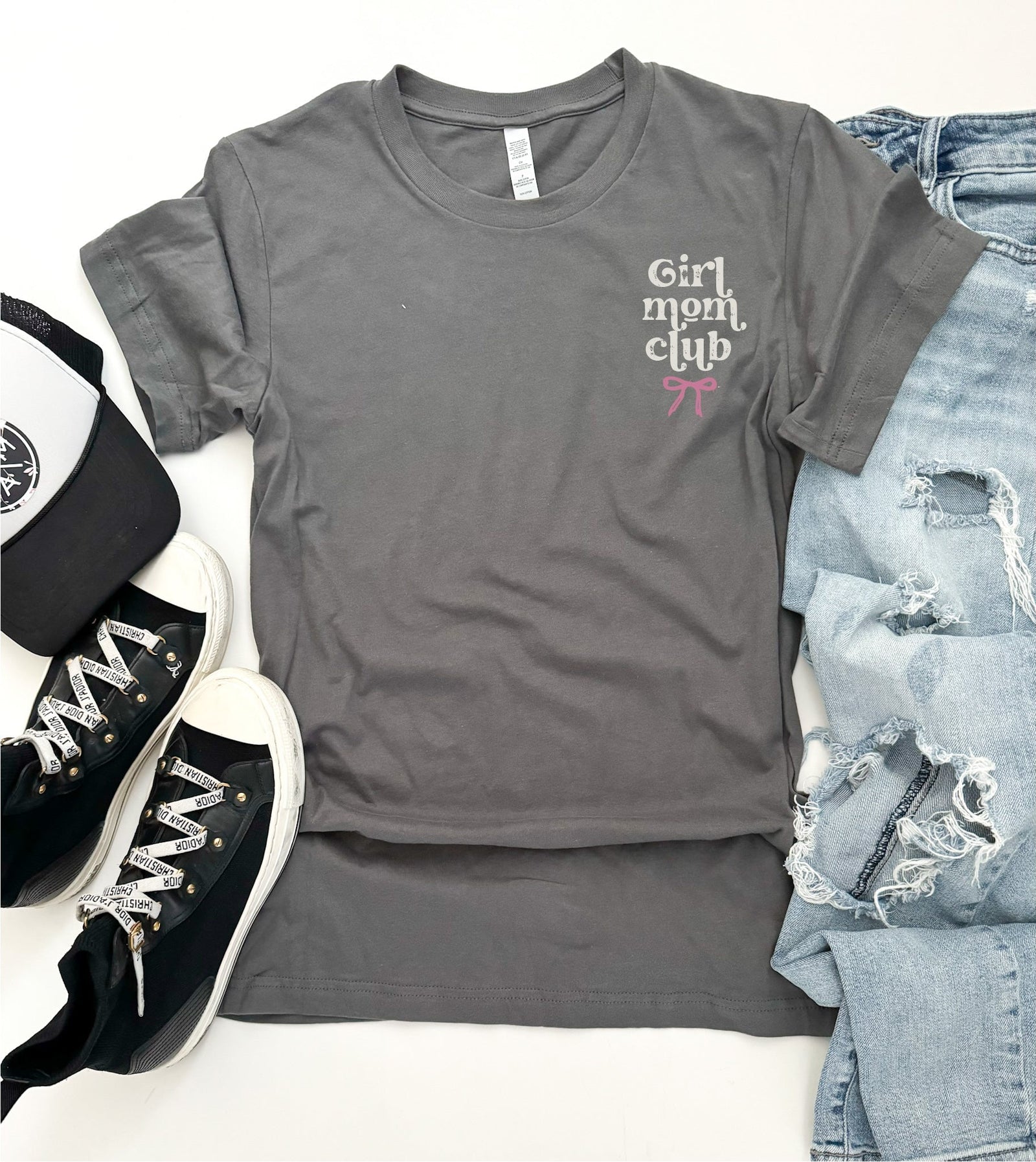 Girl mom club tee mom Bella Canvas 3001 
