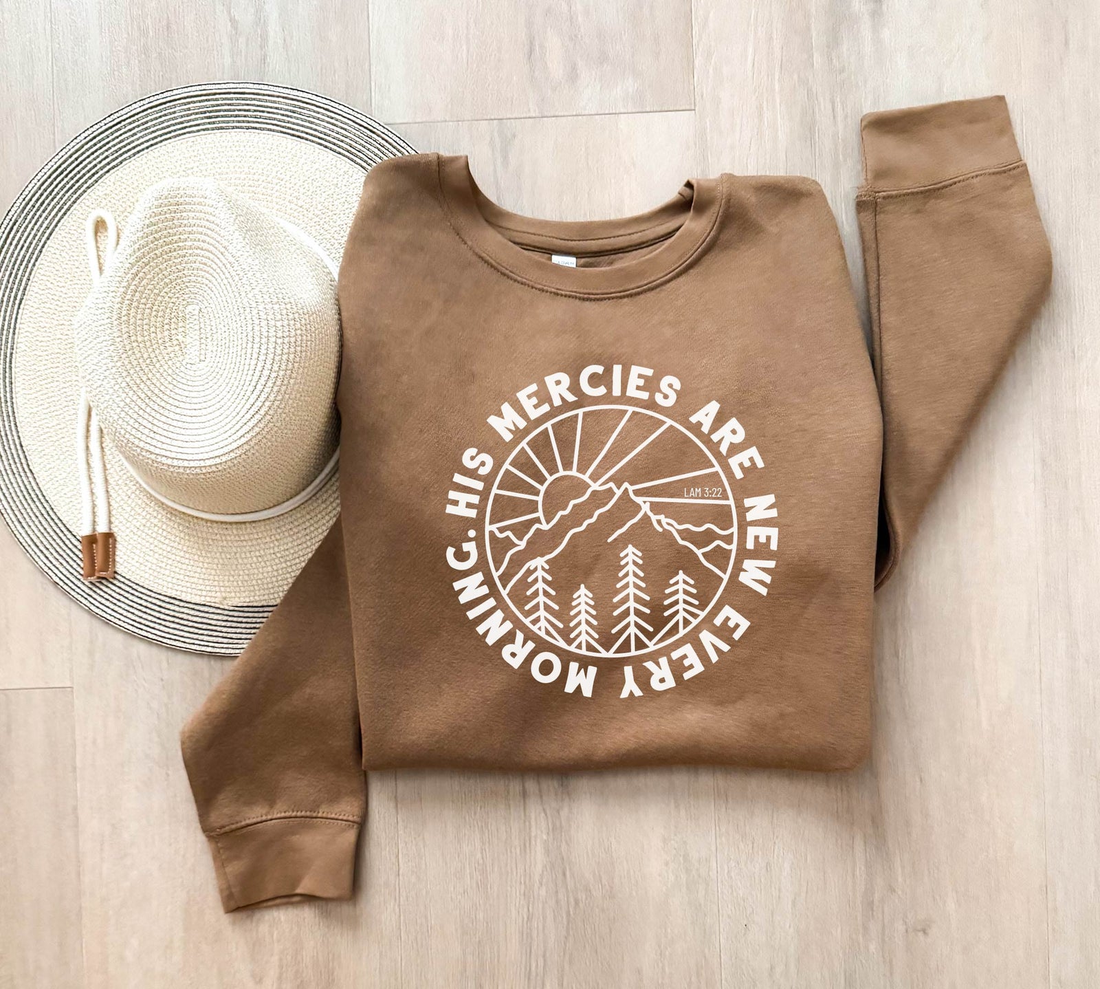 His mercies are new every morning sweatshirt Faith LAT 