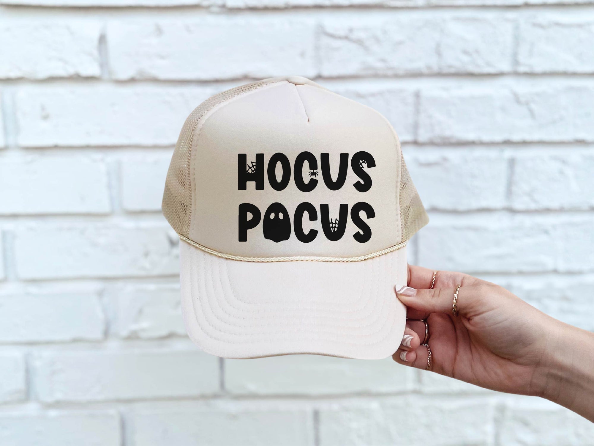 Hocus Pocus foam trucker hat Hat Buck wholesale foam trucker 