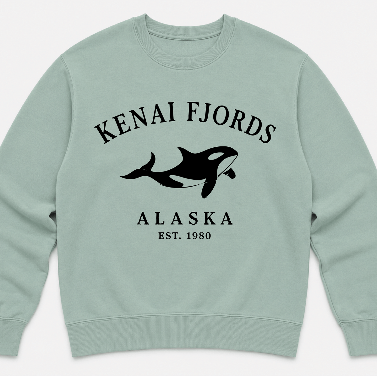 Kenai Fjords Sweatshirt Graphic Design Sweatshirt Lane Seven XS 