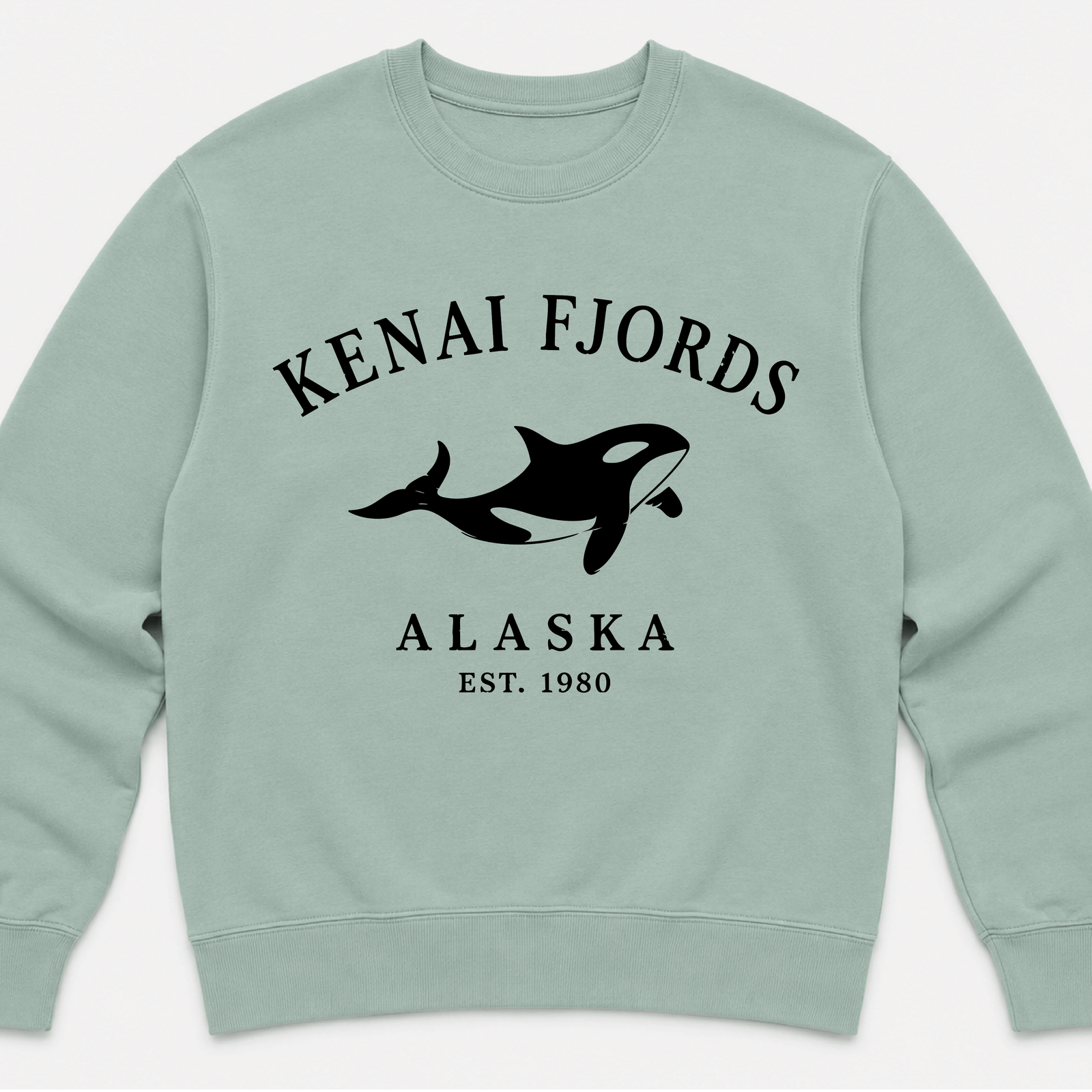 Kenai Fjords Sweatshirt Graphic Design Sweatshirt Lane Seven XS 