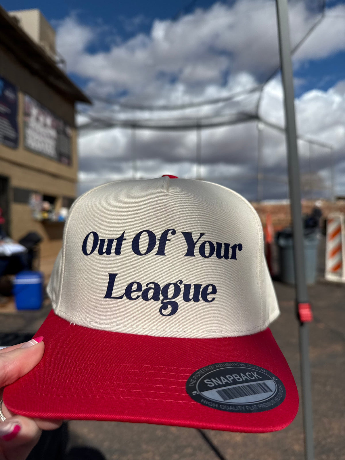 Out of your league ball cap baseball Otto 5 panel ball cap 
