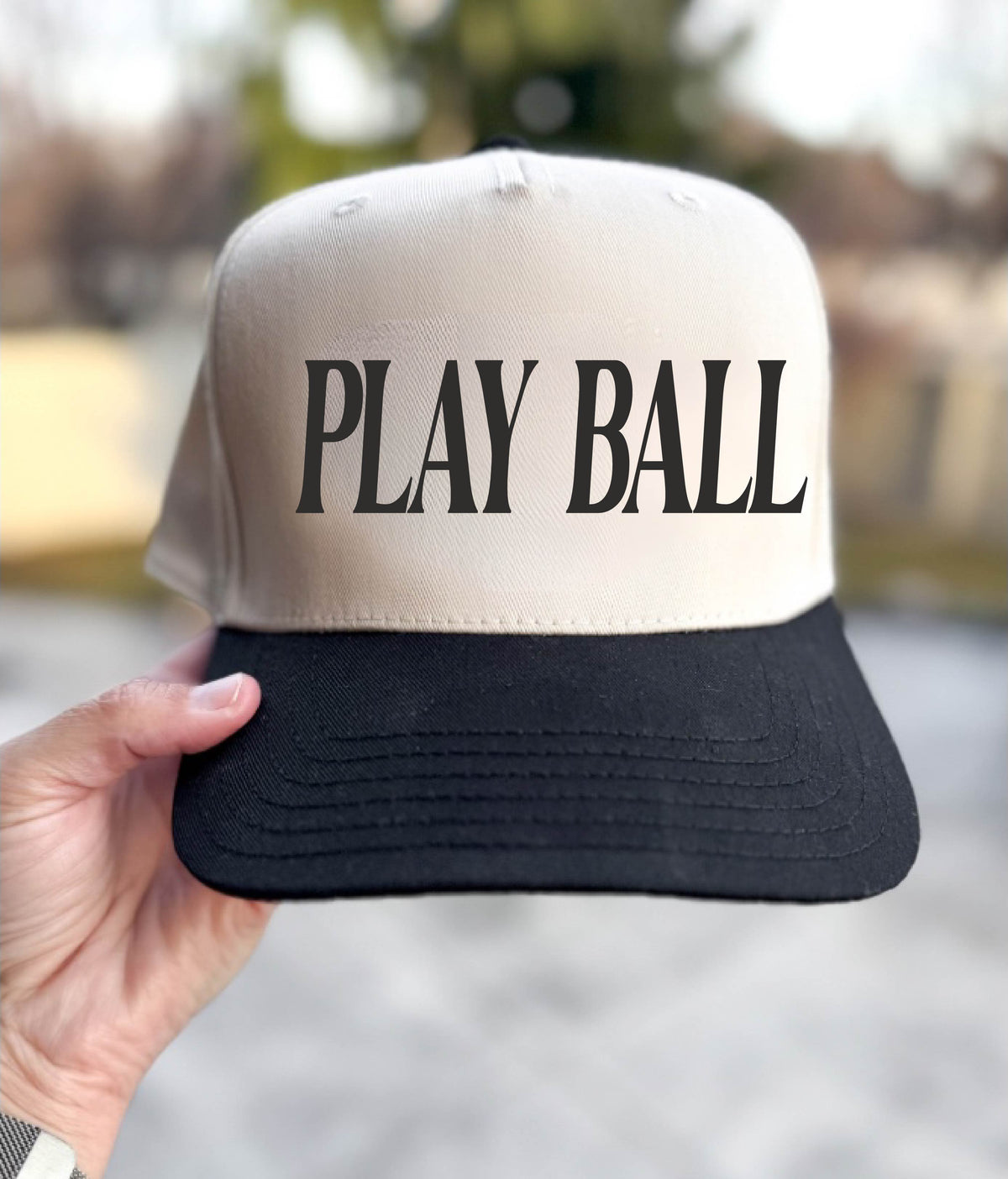 Play Ball ball cap baseball Otto 5 panel ball cap 