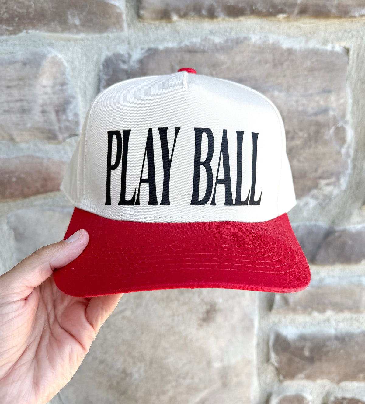 Play Ball ball cap baseball Otto 5 panel ball cap 