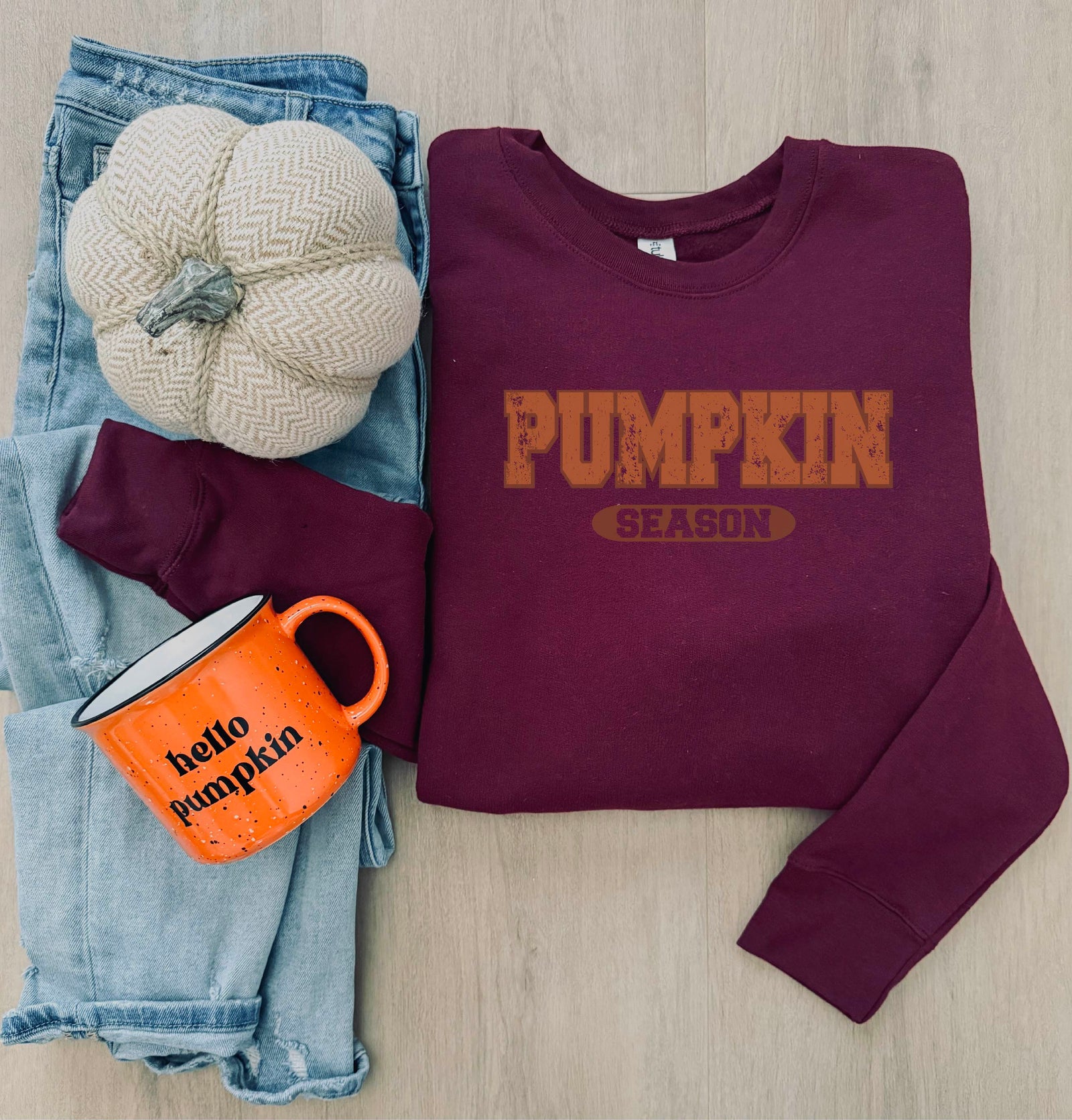 Pumpkin season softstyle sweatshirt fall Jerzees 562MR 