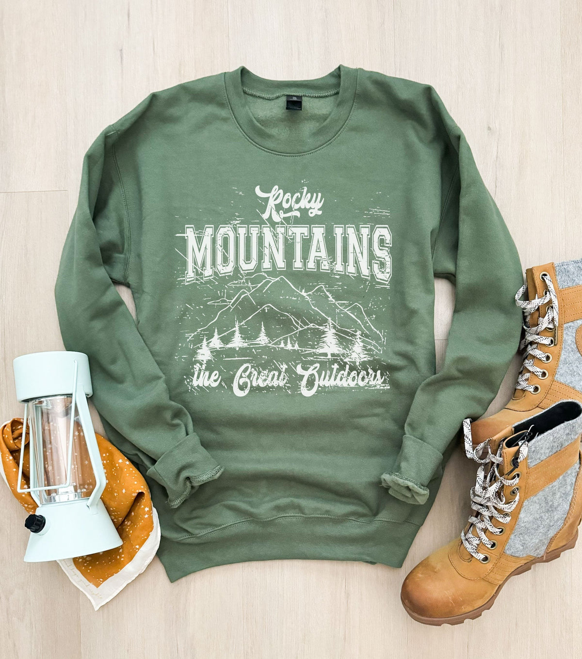 Rocky Mountains softstyle sweatshirt Adventure sweatshirt Gildan softstyle(sf000) 