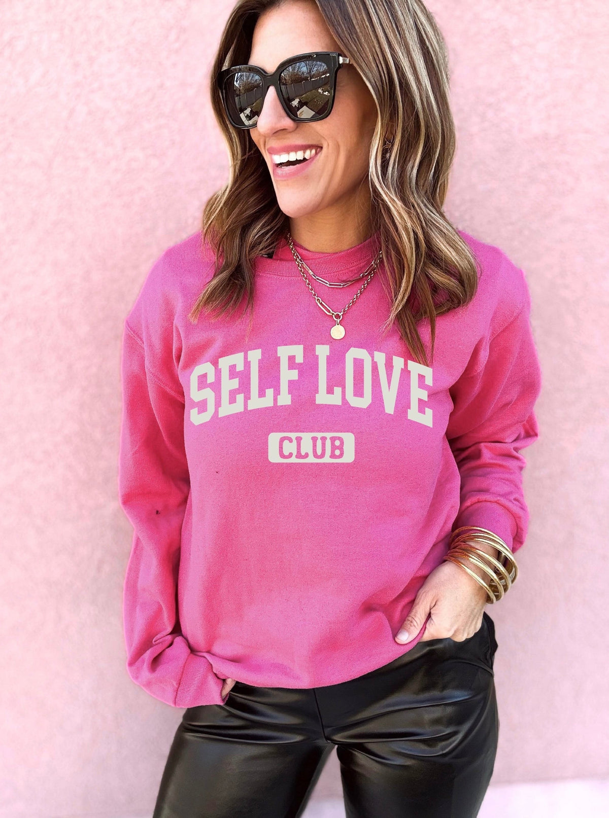 Self Love club basic sweatshirt Valentines Gildan 18000 sweatshirt 