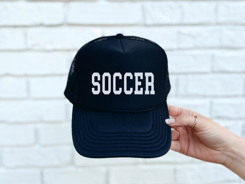 Soccer foam trucker hat Costa Threads