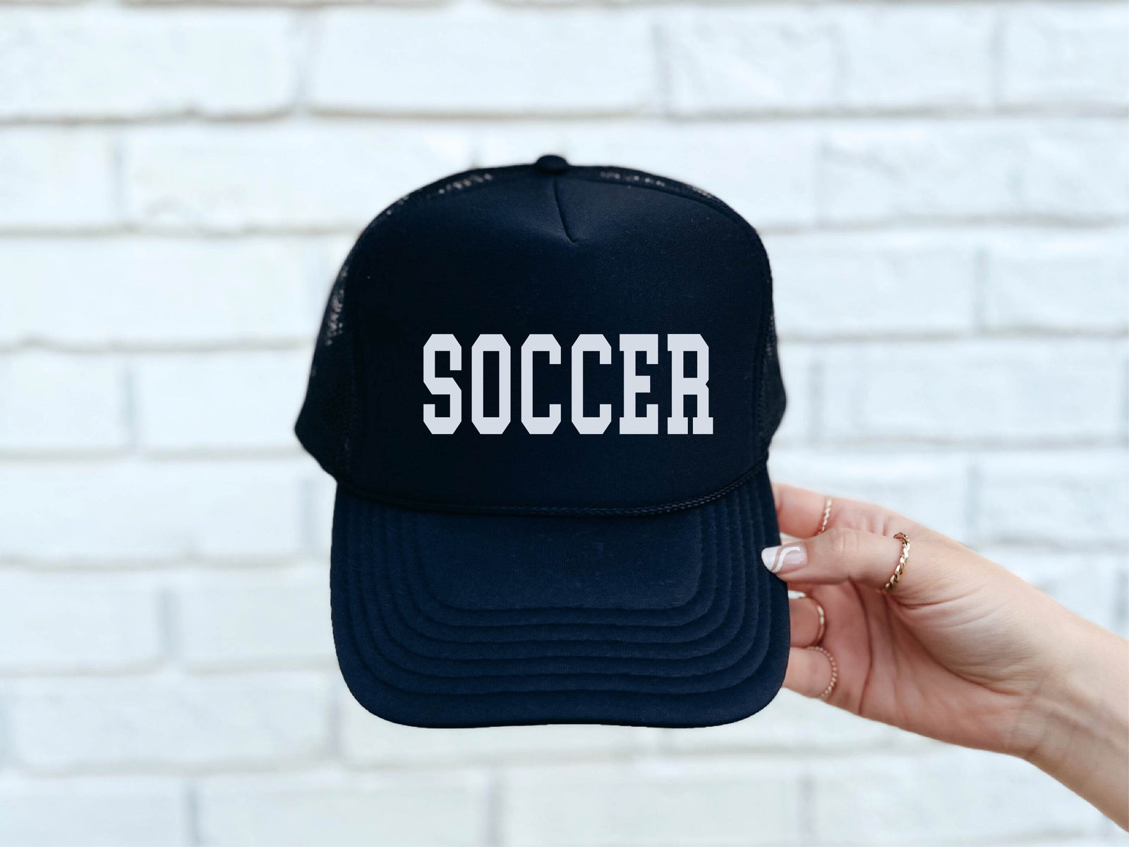 Soccer foam trucker hat Hat Buck wholesale foam trucker 