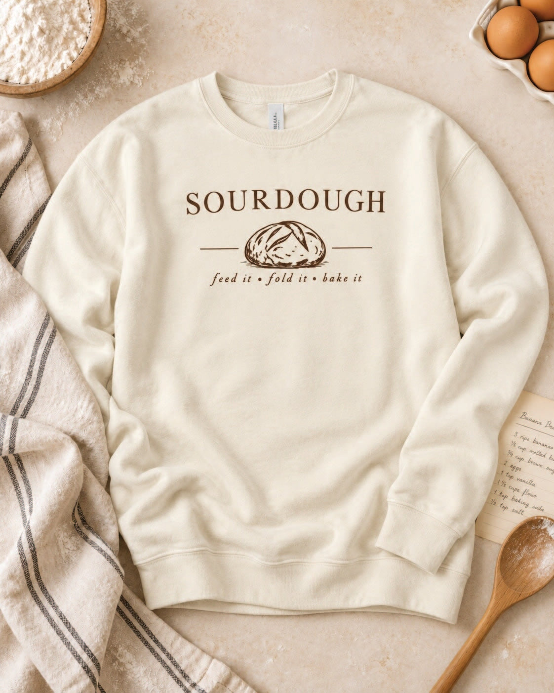 Sourdough Sweatshirt book Tultex 