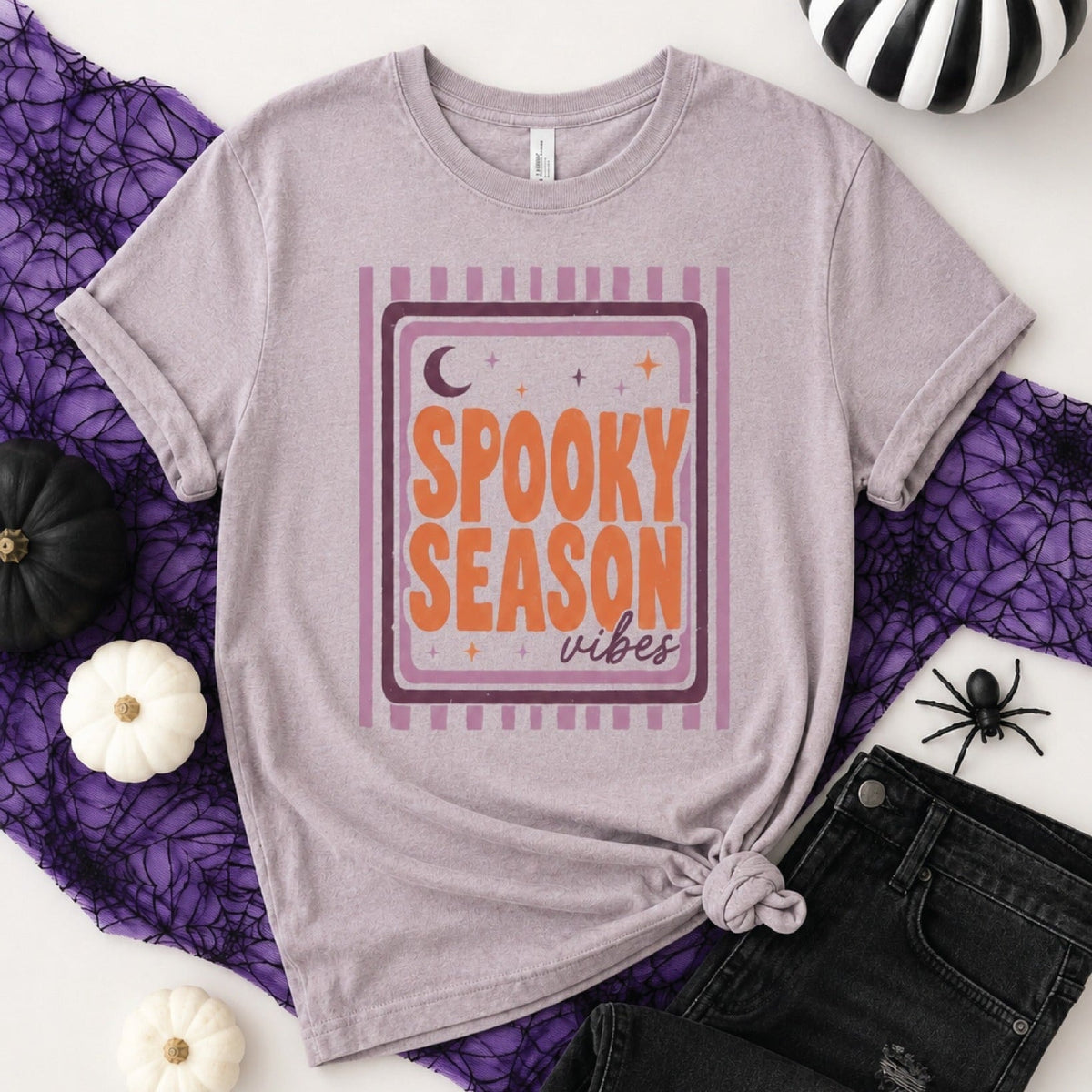 Spooky Season Vibes Vintage Tee halloween Lane Seven 