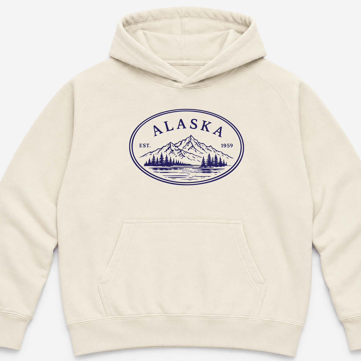 Summit Emblem Sweatshirt Alaska Lane Seven LST004 XS 