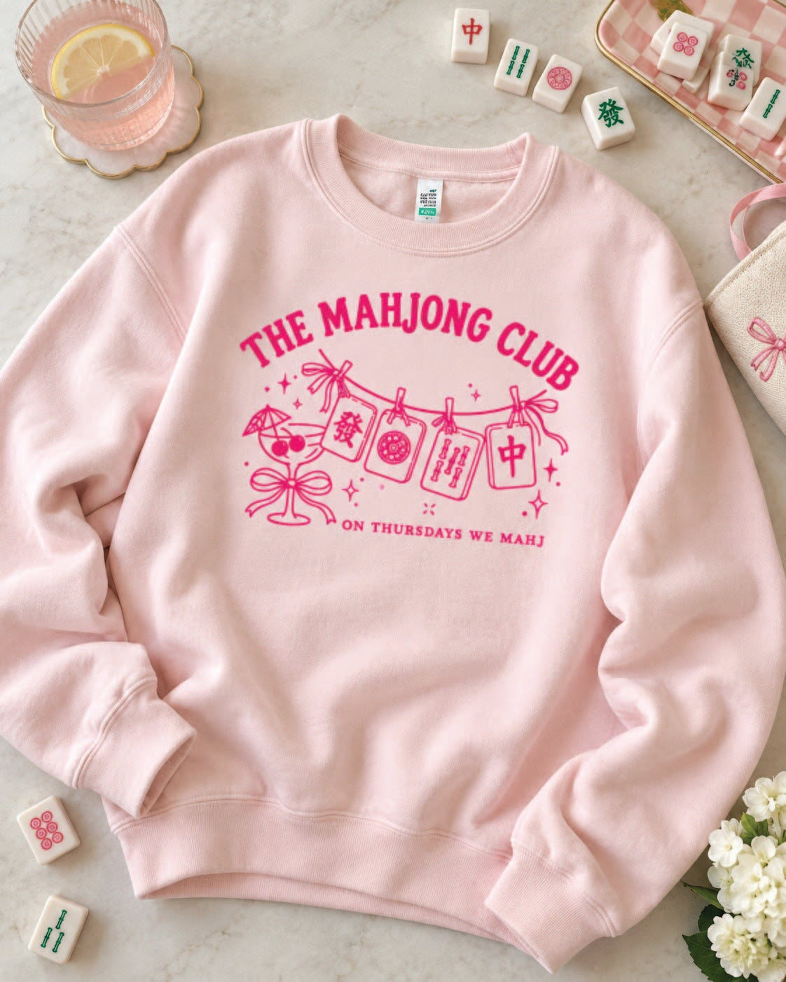 The Mahjong Club Sweatshirt hobbies Lane Seven 