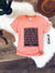 Always pray tee Short sleeve religious tee Bella Canvas 3001 heather sunset 