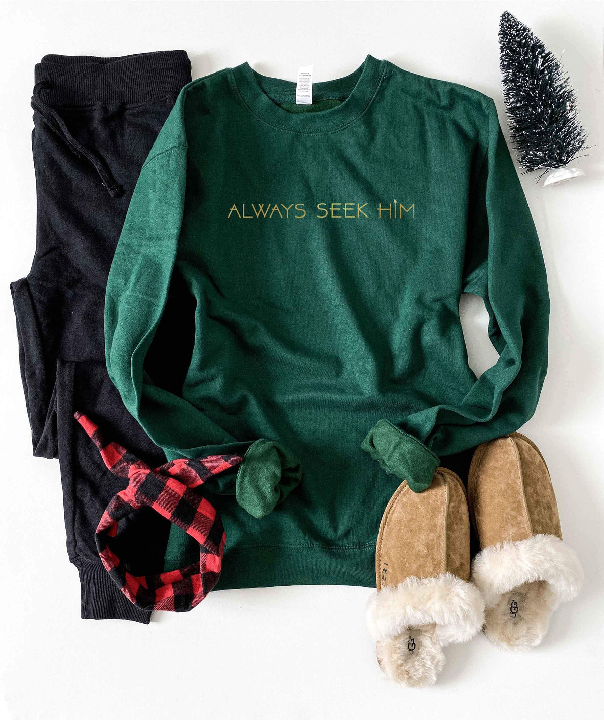 Always seek him sweatshirt Holiday sweatshirt Independent Trading company lightweight sweatshirt 