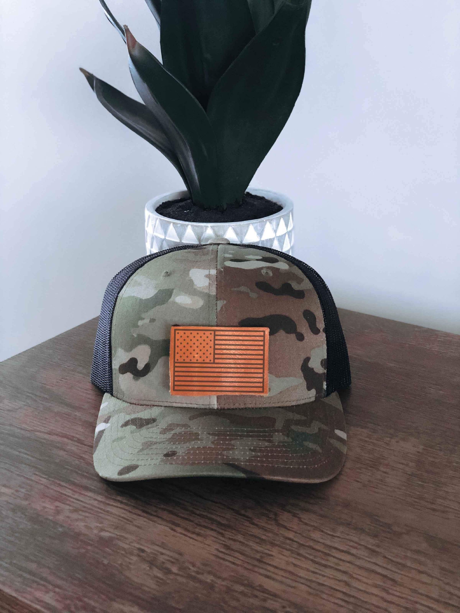 American flag camo hat Patriotic hat Voopoong camo hat 