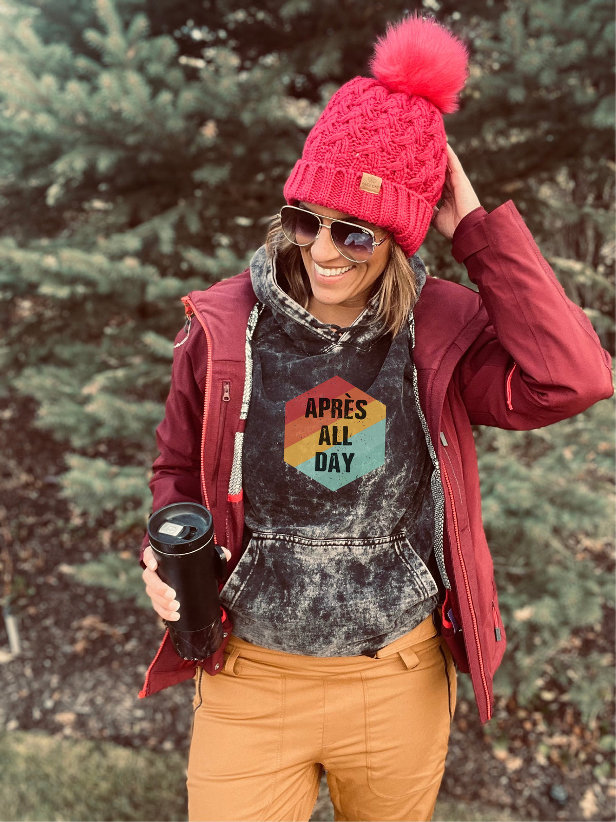 Apres all day vintage wash hoodie Edgy hoodie Lane Seven vintage hoodie 