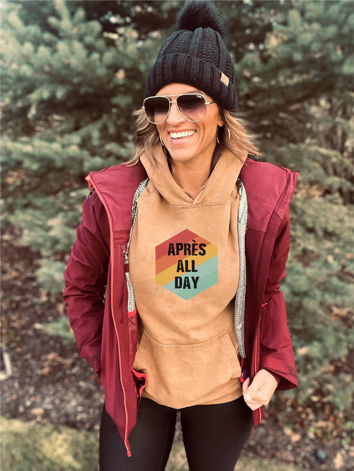 Apres all day vintage wash hoodie Edgy hoodie Lane Seven vintage hoodie 