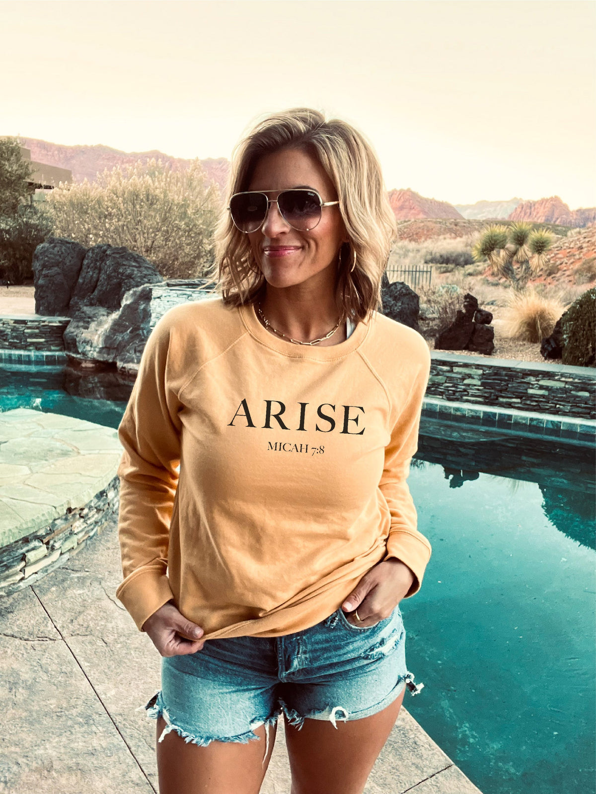 Arise French Terry Raglan Inspirational French Terry raglan Cotton heritage and lane seven French Terry raglan 