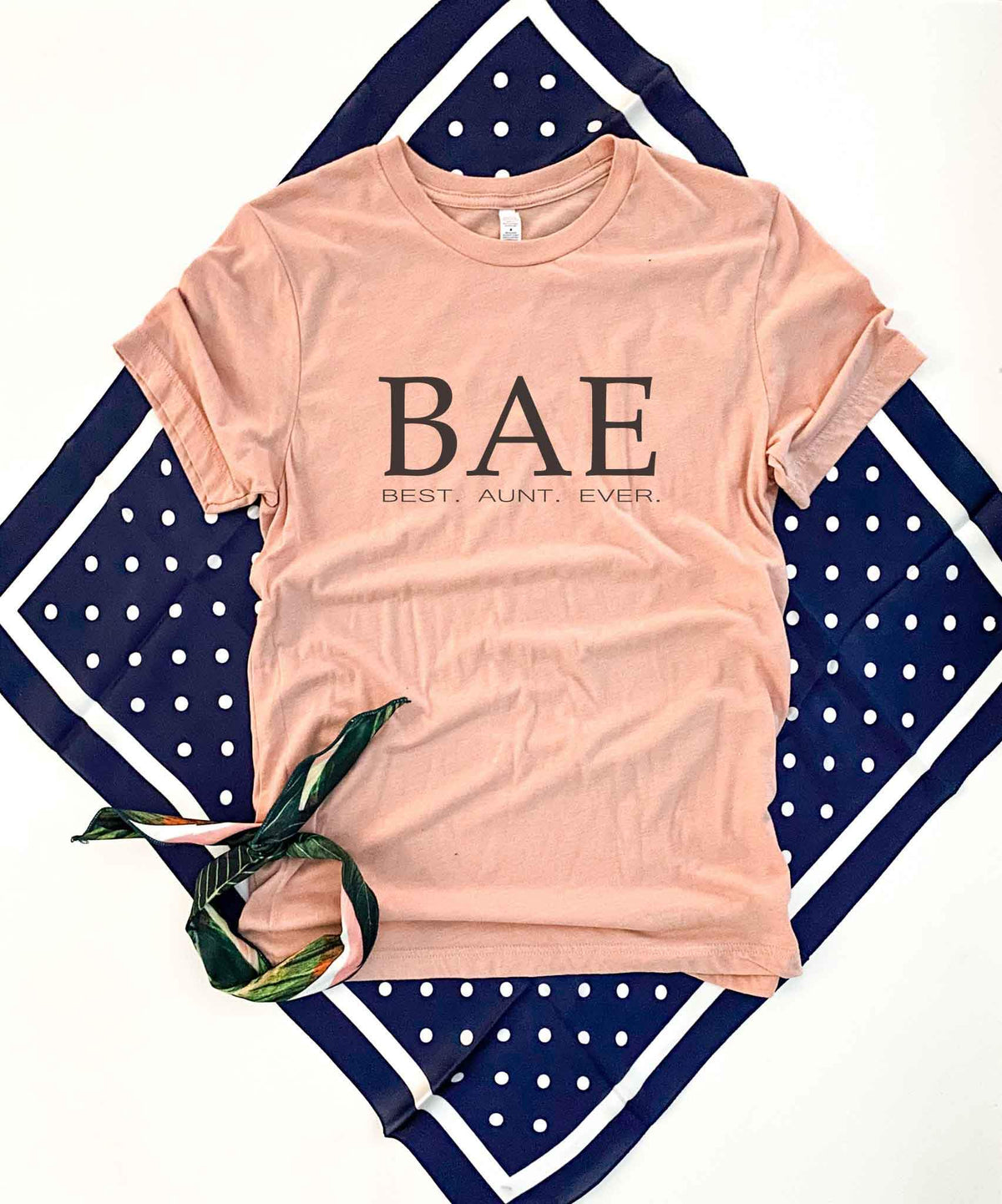 BAE aunt tee Short sleeve mom tee Bella Canvas 3001 
