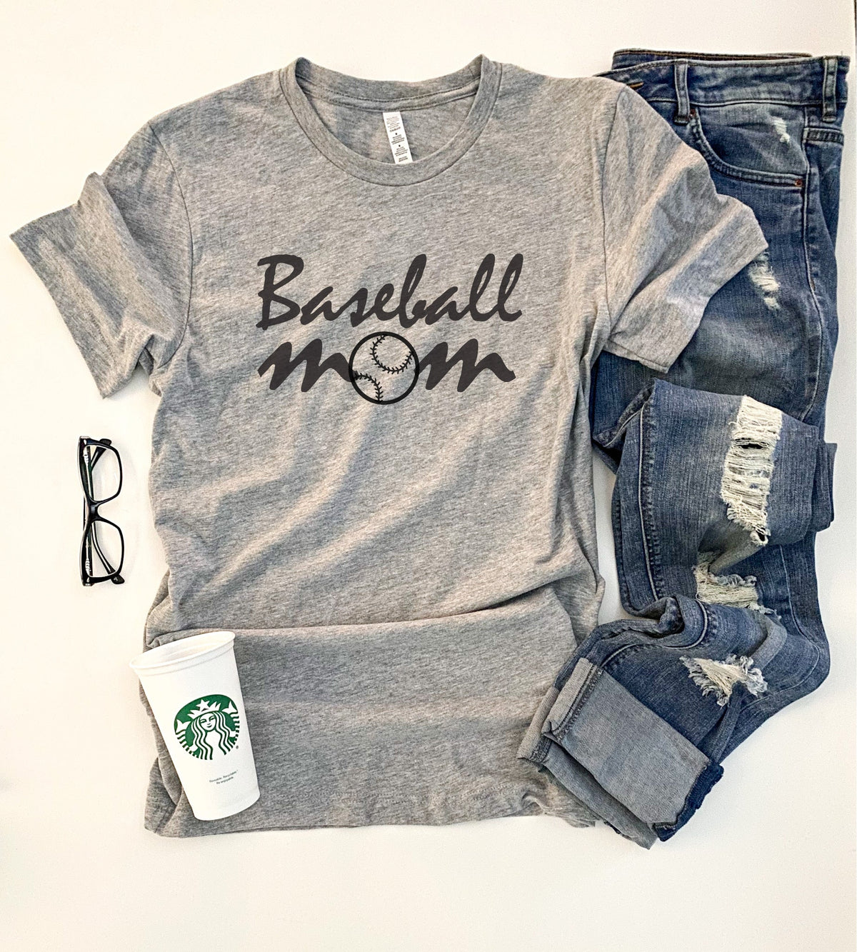 Baseball mom tee Baseball tee Bella Canvas 3001 
