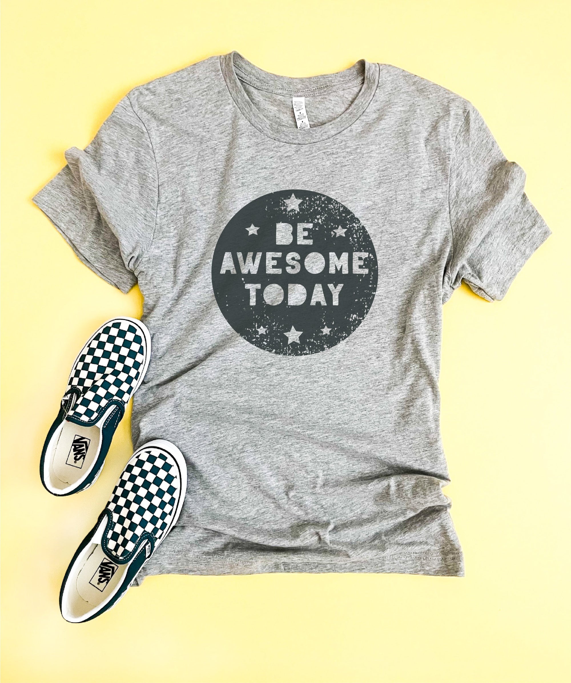 Be awesome today kids tee Short sleeve inspirational tee Next Level 3310 kids tee 
