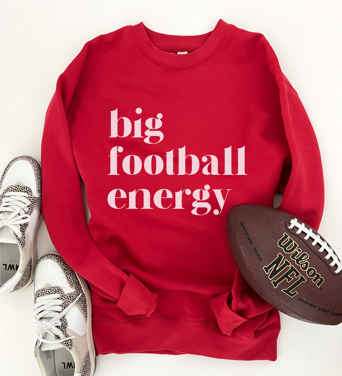 Big football energy basic sweatshirt Football collection Gildan 18000 sweatshirt 