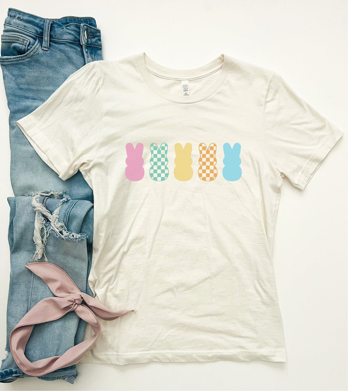 Checkered peeps tee Easter Lane seven urban tee 