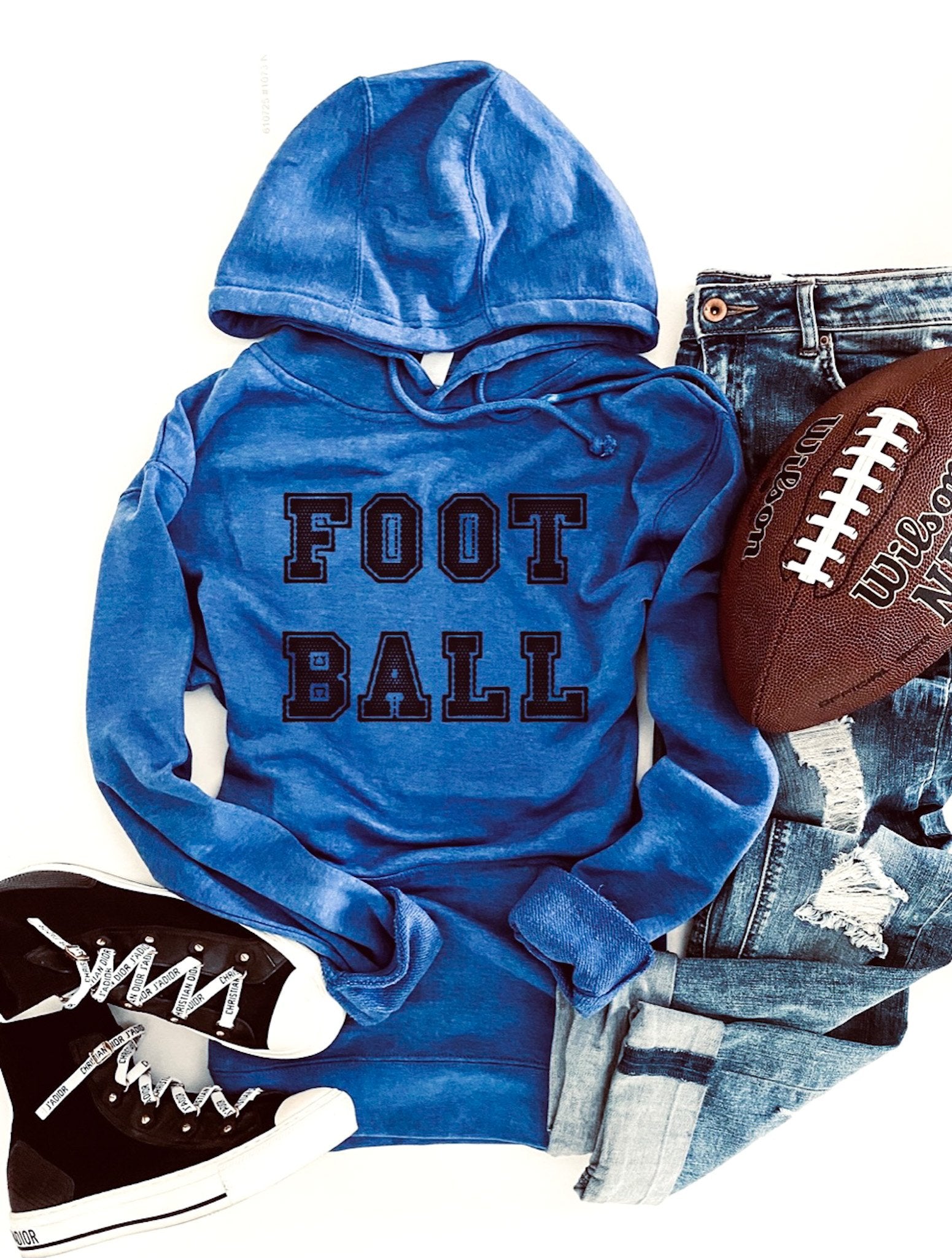 Football unisex french terry hoodie Football hoodie Lane Seven vintage hoodie 