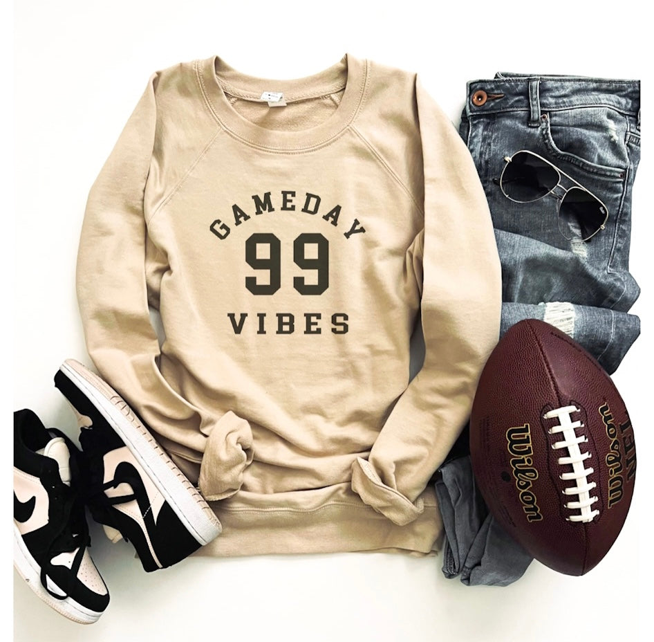 Gameday vibes french terry raglan Football french Terry Independent trading ss1000c 