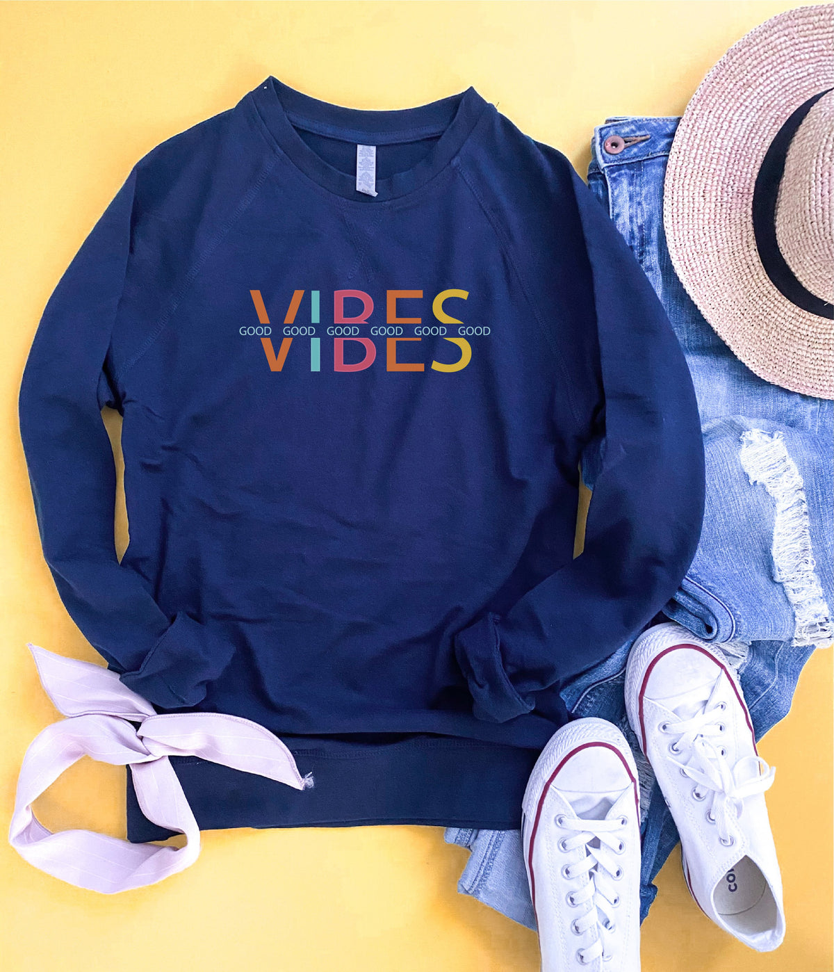 Good vibes french terry raglan Inspirational French Terry raglan Next Leven French Terry raglan 