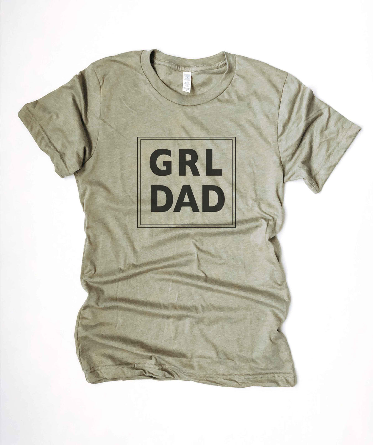 Grl dad tee Short sleeve men’s tee Bella Canvas 3001 XS Heather stone 