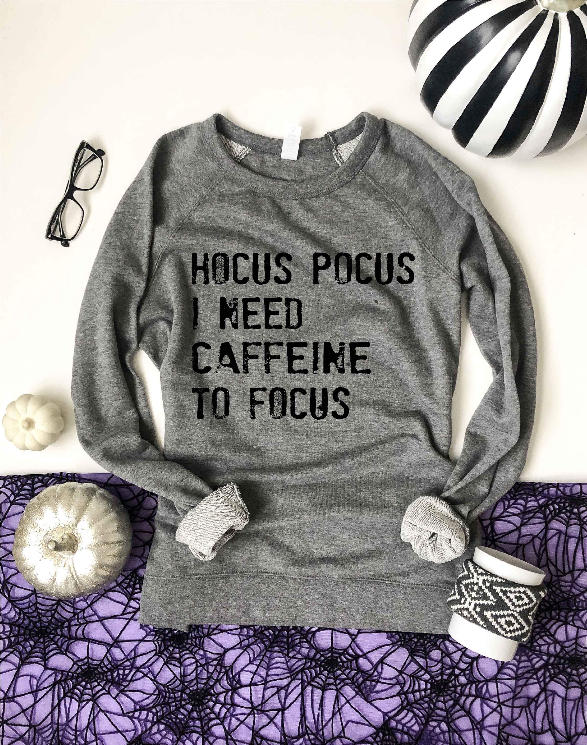 Hocus Pocus french terry raglan Halloween French Terry raglan Lane seven and independent trading company 