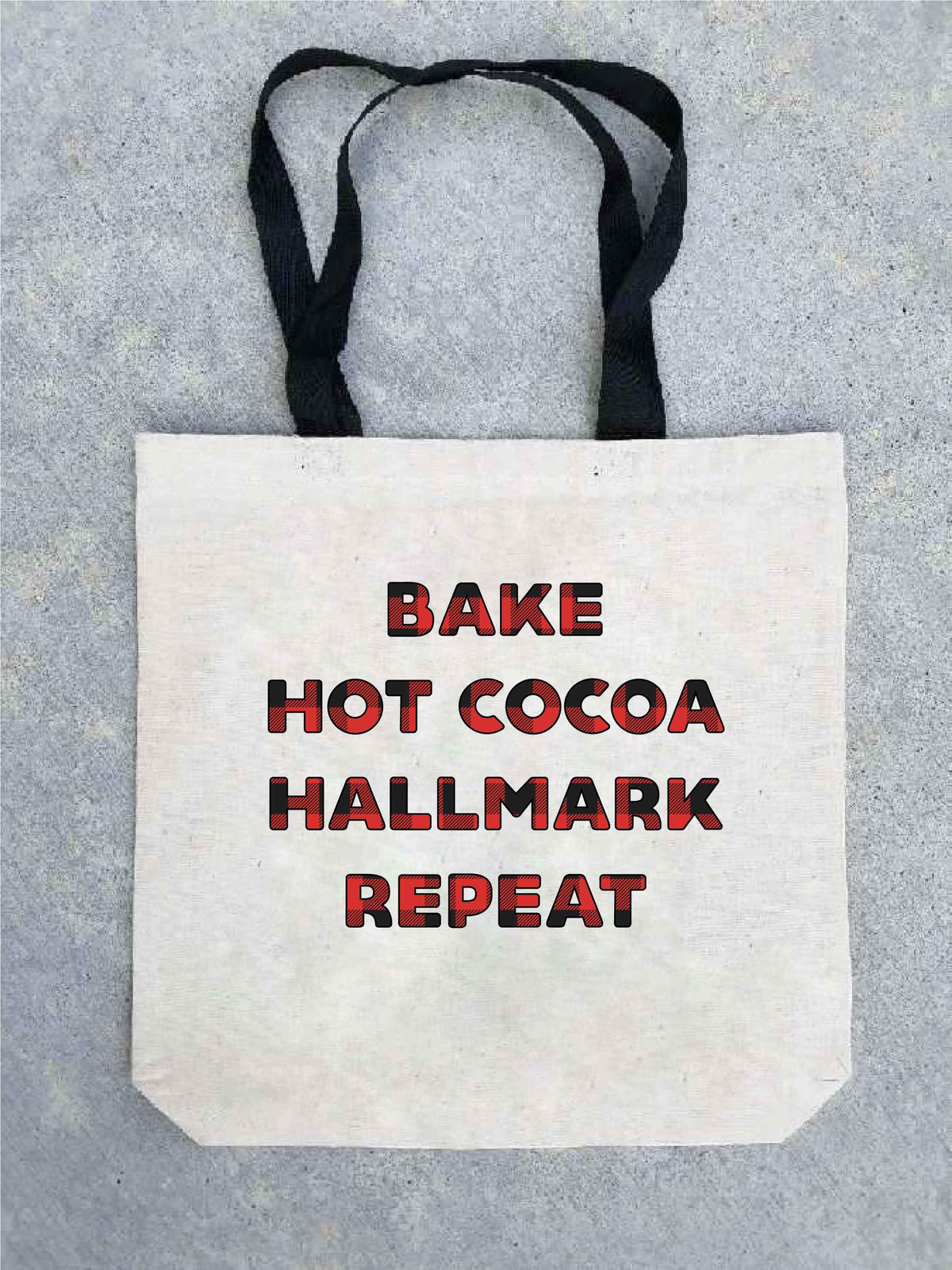 Holiday tote bag- customizable! Tote bag Costa Threads Hallmark repeat tote bag 