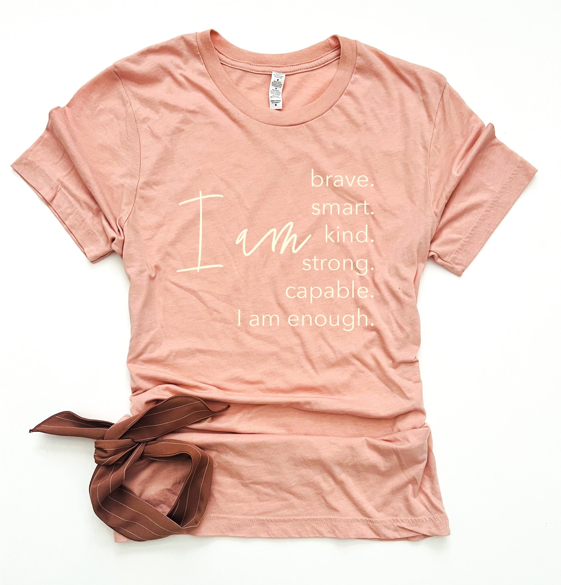 I am tee Affirmation collection Bella Canvas 3001 